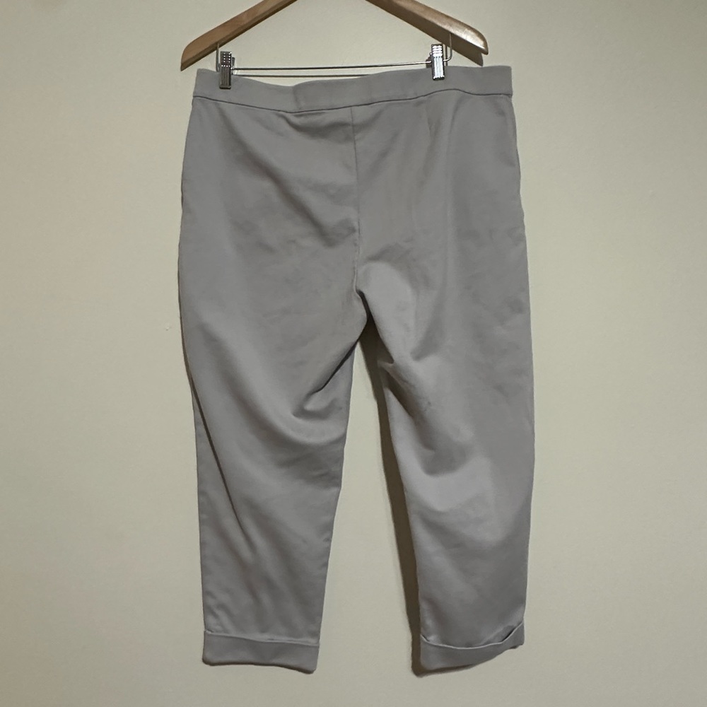 J Jill Crop Khaki Style